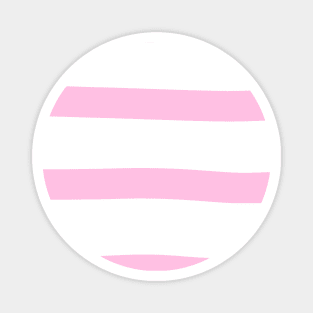 Pink stripes retro background Magnet
